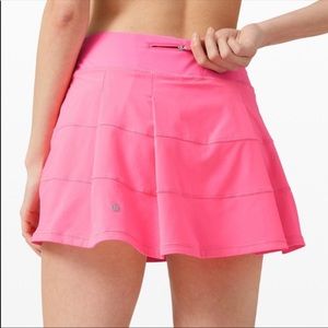Lululemon Pace Rival Skirt hot pink 8 Tall